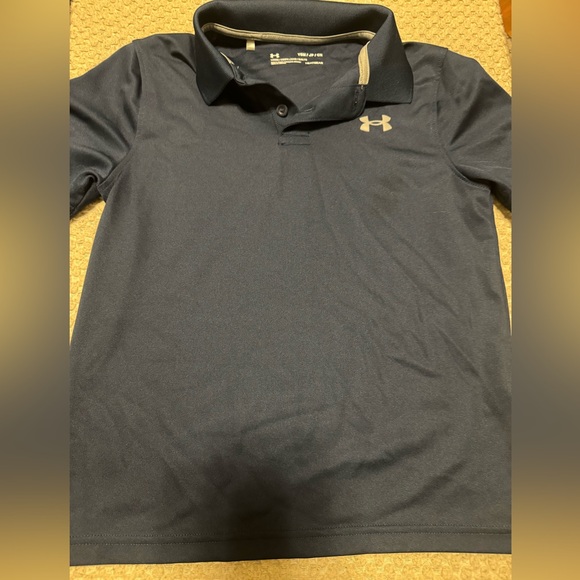 Under Armour boys polo size small navy blue - Picture 1 of 3